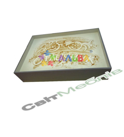 Стіл для малювання піском без ніжок  з кольоровою підсвіткою